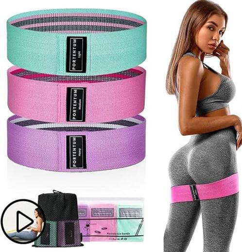 Weerstandsbanden met 3 weerstandsniveaus GRATIS LEVERING, Sport en Fitness, Fitnessmaterialen, Nieuw, Weerstandband, Benen, Rug