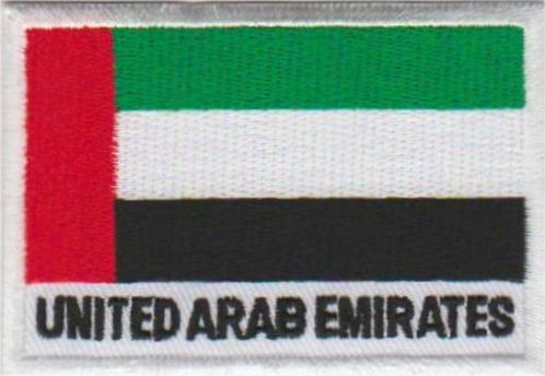 Verenigde Arabische Emiraten vlag stoffen opstrijk patch emb, Divers, Drapeaux & Banderoles, Neuf, Envoi