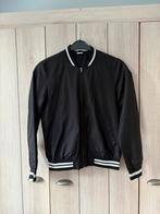 Zwarte bomberjack, Kleding | Dames, Jassen | Zomer, Ophalen of Verzenden, Zo goed als nieuw, Maat 36 (S)