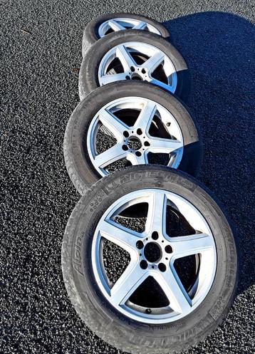 Jantes en alliage avec des Michelin 225/55-16 pour Mercedes beschikbaar voor biedingen