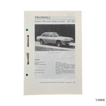 Kluwer | Vauxhall Cavalier 1300 | 1977-1979 | NL beschikbaar voor biedingen