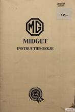 Handboek MG Midget Instructieboekje AKD3711DUT, Ophalen of Verzenden
