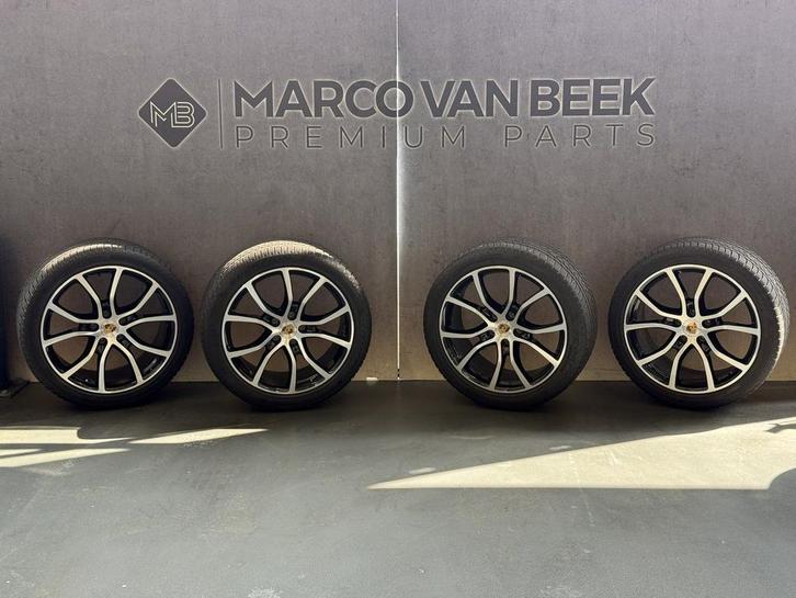 21 Inch originele winter wielen set Porsche Cayenne, Auto-onderdelen, Banden en Velgen, Banden en Velgen, Winterbanden, 21 inch