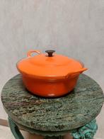 Le Creuset gietijzeren stoofpot maat 22, Huis en Inrichting, Ophalen of Verzenden, Gebruikt