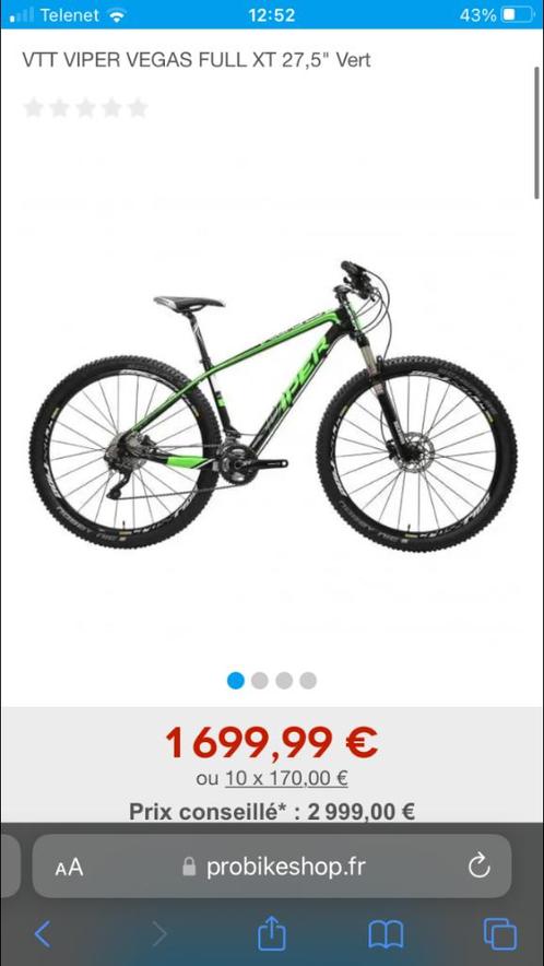 mountainbike Viper, Fietsen en Brommers, Fietsen | Mountainbikes en ATB, Zo goed als nieuw, Overige merken, Hardtail, Ophalen