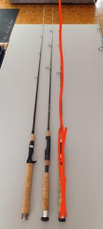 2 verticaalhengels als nieuw, Watersport en Boten, Ophalen, Gebruikt