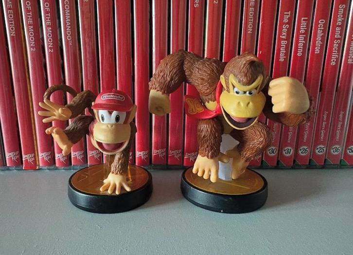Amiibo Donkey Kong N4 + Diddy Kong N14 (Super Smash Bros.), Consoles de jeu & Jeux vidéo, Jeux | Nintendo Switch, Comme neuf, Enlèvement ou Envoi