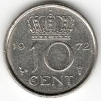 Nederland : 10 Cent 1972  KM#182  Ref 12642, Ophalen of Verzenden, Koningin Juliana, 10 cent, Losse munt