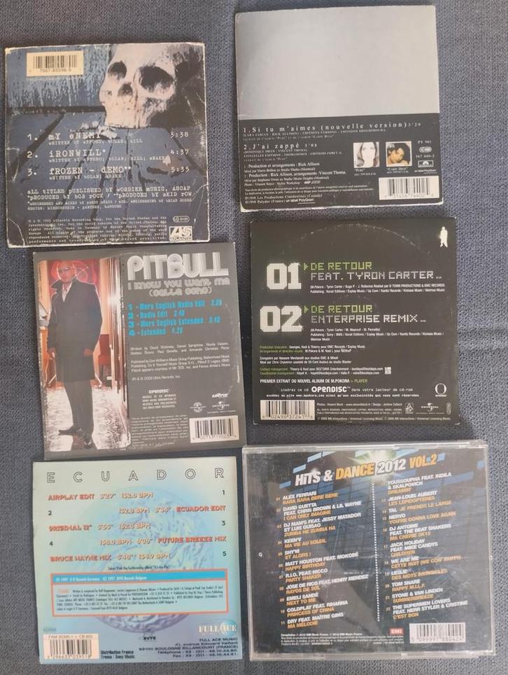 Lot de disque variés dense,techno,rap, pop, année  90 2000, CD & DVD, CD | Chansons populaires, Enlèvement ou Envoi
