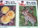 2 livres: "Mes amis de la ferme et de la forêt"Edition Hemma, Gelezen, Ophalen of Verzenden