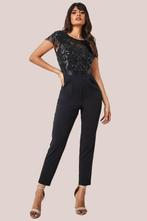 zwarte jumpsuit maat 34, 36 sale, Kleding | Dames, Galajurk, Zwart, Nieuw, Ophalen of Verzenden