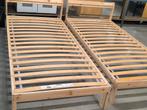 Twee eenpersoonsbedden IKEA, 90*200m. Zo goed als nieuw, Ophalen, 90 cm, Eenpersoons, Beige