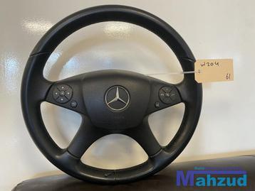 MERCEDES W204 C-KLASSE Leer stuurwiel stuur met airbag beschikbaar voor biedingen