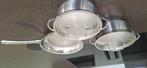 Set Nameta 2 inox kookpotten en 1 pan. Ook voor inductie., Huis en Inrichting, Keuken | Potten en Pannen, Kookpan of Snelkookpan