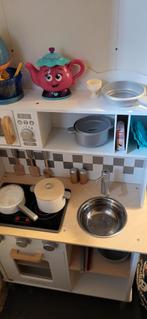 New Classic Toys houten speelkeuken wit, Ophalen, Zo goed als nieuw, Speelkeuken
