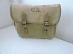 gedateerd Musette M-36 US PARACHUTISTE RUBBER tas uit 1943, Verzamelen, Militaria | Tweede Wereldoorlog, Verzenden, Overige soorten