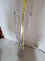 Glazen deco vaas, Huis en Inrichting, Woonaccessoires | Vazen, Glas, Zo goed als nieuw, Ophalen, 75 cm of meer