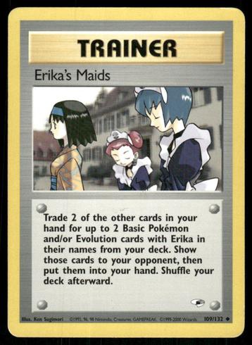 Erika's Maids 109/132 - Gym Heroes (EX) beschikbaar voor biedingen