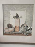 Pasteltekening, Antiek en Kunst, Kunst | Tekeningen en Fotografie, Ophalen of Verzenden