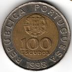 Portugal : 100 Escudos 1998  KM#645.1  Ref 13989, Postzegels en Munten, Munten | Europa | Niet-Euromunten, Ophalen of Verzenden
