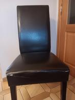 Chaises en simili cuir, Maison & Meubles, Chaises, Contemporain, Enlèvement, Bois, Noir