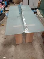 eettafel, Huis en Inrichting, Tafels | Eettafels, Ophalen, 100 tot 150 cm, Grenenhout, Zo goed als nieuw