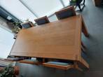 Tafel en 6 armstoelen, Ophalen, Gebruikt, 200 cm of meer, 50 tot 100 cm