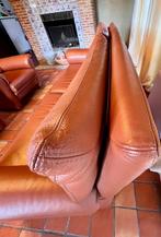 Lederen salon kalfsleder terracotta, Ophalen, Leer