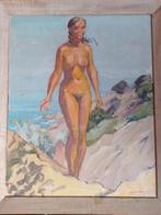 Didier Groffier  1912 - 1979  Naakt Kust Corsica, Antiek en Kunst, Verzenden
