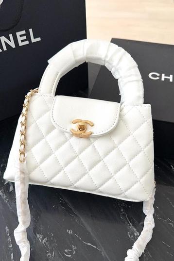 Chanel Kelly tas (wit) beschikbaar voor biedingen