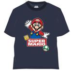 Super Mario T-shirt - Donker Blauw - Maat 98, Kinderen en Baby's, Ophalen of Verzenden, Nieuw, Jongen, Shirt of Longsleeve