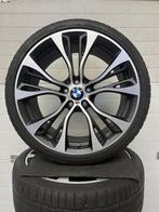 21’’ BMW X5 X6 F15  F16 VELGEN ZOMERBANDEN ORIG TPMS ST 599M, 21 inch, Banden en Velgen, Gebruikt, 275 mm