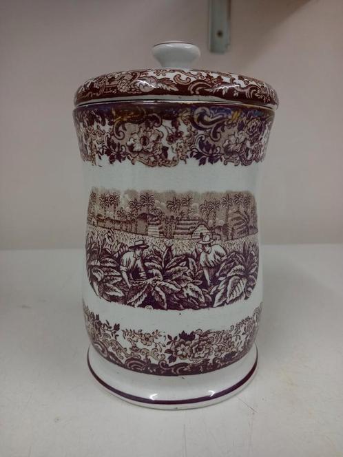 Rare pot en céramique Partagas pour taba de Habana., Antiquités & Art, Antiquités | Céramique & Poterie, Enlèvement ou Envoi