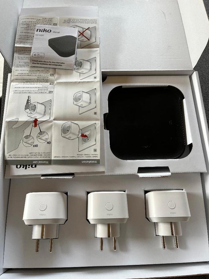 Niko Home Control starterskit energie, Doe-het-zelf en Bouw, Elektriciteit en Kabels, Zo goed als nieuw, Overige typen, Ophalen