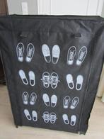 Zwarte stoffen kast b.74 Cm x d. 34 Cm x h. 109 Cm , Ophalen, Gebruikt
