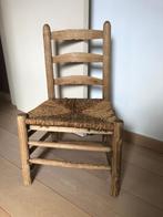 Antieken kinderstoeltje in eik, Kinderen en Baby's, Kinderstoelen, Ophalen