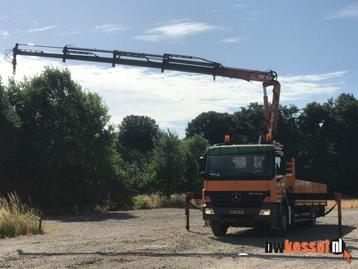 Mercedes-Benz  Actros 1832 Terex Atlas 135 kraan Open Laadba beschikbaar voor biedingen