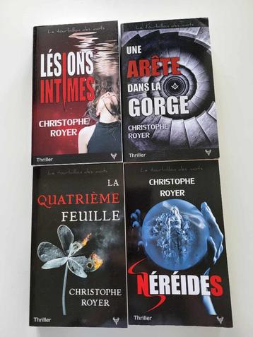 Christophe Royer : lot 4 livres