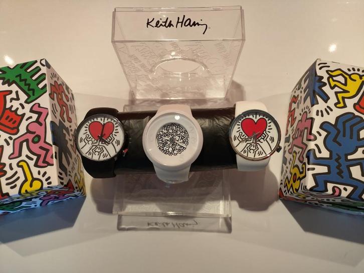 Keith Haring ODM-Design horloges, Antiek en Kunst, Kunst | Overige Kunst, Ophalen of Verzenden