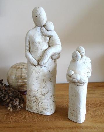Moeder met kind, Ouders met baby. Per stuk of samen beschikbaar voor biedingen