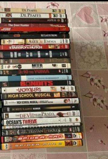 Pakket dvd’s verschillende genres (+/-22 dvd’s & 1 boxset) beschikbaar voor biedingen