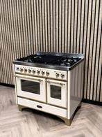 Luxe Boretti Majestic Crème 100cm 6 pits Gas + Afzuigkap, Elektronische apparatuur, Fornuizen, Ophalen of Verzenden, Grill, Gas