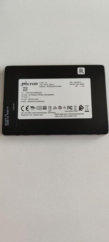 Micron SSD 1tb