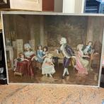 PRACHTIGE heel oude plaat, heel mooi decor,kleuren,decoreren, Antiek en Kunst, Ophalen of Verzenden