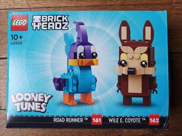 Lego 40559 Brick Headz Looney Tunes Bip Bip Coyote verzegeld beschikbaar voor biedingen