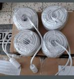 4 cables RJ45 pour caméras et réseaux nouveau longueur: 12 m, Enlèvement ou Envoi, Neuf