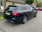 Mercedes C220 d BleuTEC AMG-LINE NAVI CAMERA LED, Auto's, Automaat, Zwart, Leder, Bedrijf