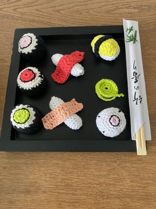 Speelgoed sushi ( 8 stuks ) handgemaakt Veritas, Verzamelen, Speelgoed, Nieuw, Ophalen of Verzenden