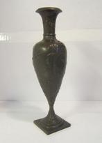Vase art nouveau ancien August De Wever, bronze, Envoi, Bronze