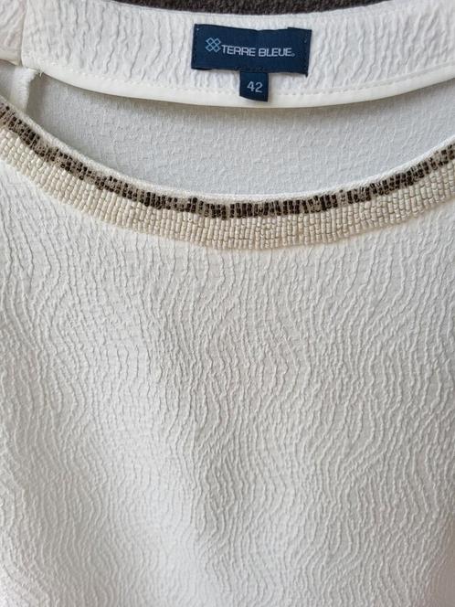 Shirt merk Terre Bleue mt 42 als nieuw, Kleding | Dames, Blouses en Tunieken, Zo goed als nieuw, Ophalen of Verzenden